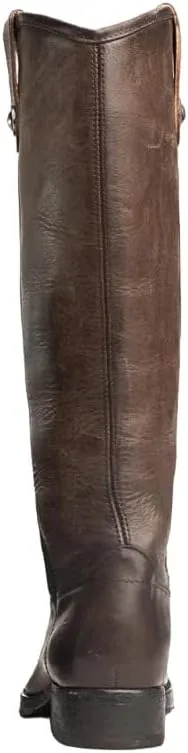 Frye Melissa Button 2 Equestrian-Inspired Tall Boots for Women Made from Hard-Wearing Vintage Leather with Antique Metal Hardware and Leather Outsole – 15 ½” Shaft Height