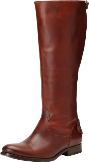 FRYE Women's Melissa Button Back Zip Wide Calf
