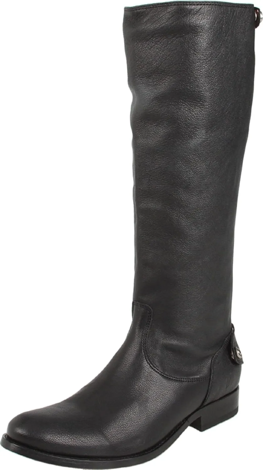 FRYE Women's Melissa Button Back Zip Wide Calf