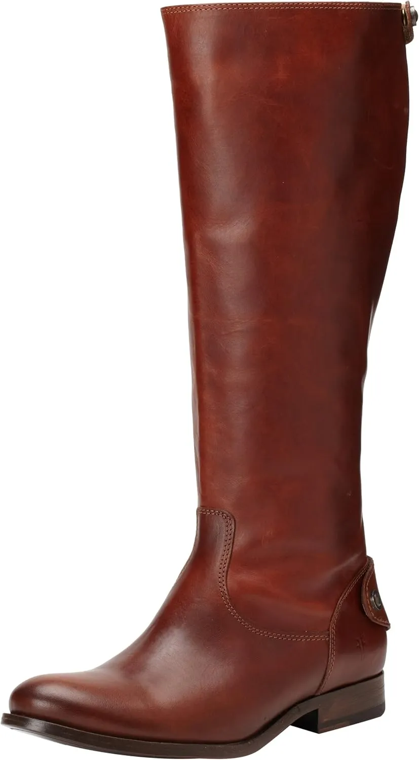 FRYE Women's Melissa Button Back Zip Wide Calf