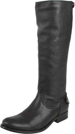 FRYE Women's Melissa Button Back Zip Wide Calf