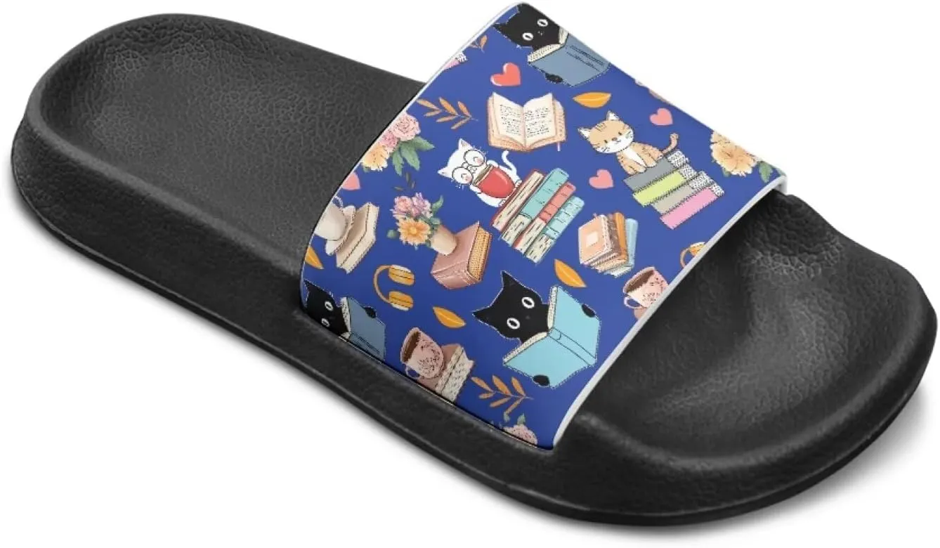 Girls Cloud Slides for Kids Cartoon Sandals Unisex Comfortable Non-slip Shower Shoes Thick Sole for Indoor & Outdoor Gifts