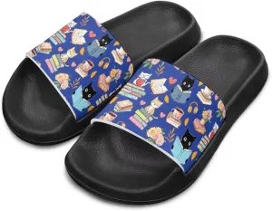Girls Cloud Slides for Kids Cartoon Sandals Unisex Comfortable Non-slip Shower Shoes Thick Sole for Indoor & Outdoor Gifts