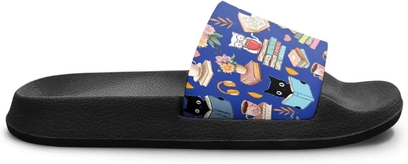 Girls Cloud Slides for Kids Cartoon Sandals Unisex Comfortable Non-slip Shower Shoes Thick Sole for Indoor & Outdoor Gifts
