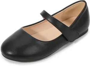 Girls Dress Shoes Patent Leather Wedding Party School Uniform Shoes Ballet Flats Little Girls Flower Kid Shoes