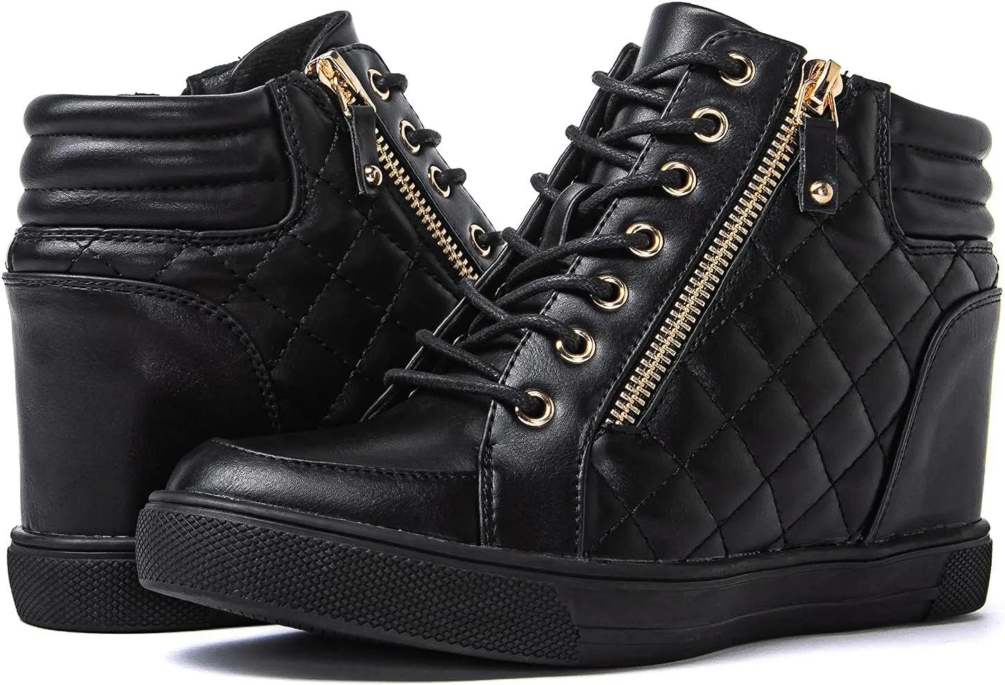 GLOBALWIN Women's Ankle Boots Wedge Sneakers For Women