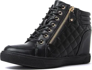 GLOBALWIN Women's Ankle Boots Wedge Sneakers For Women