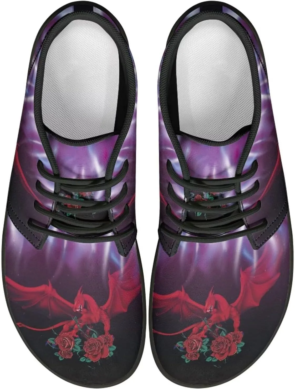 GOSTONG Men's Wide Toe Barefoot Shoes Lightweight Pull On Walking Flats Shoe Non Slip Outdoor Trail Running Sneakers Zero Drop Sole Black Size 5-14