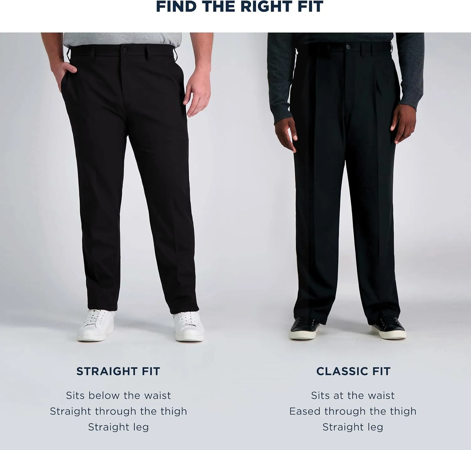Haggar Men's Premium No Iron Khaki Classic Fit Flat Front Casual Pant (Regular and Big & Tall Sizes)