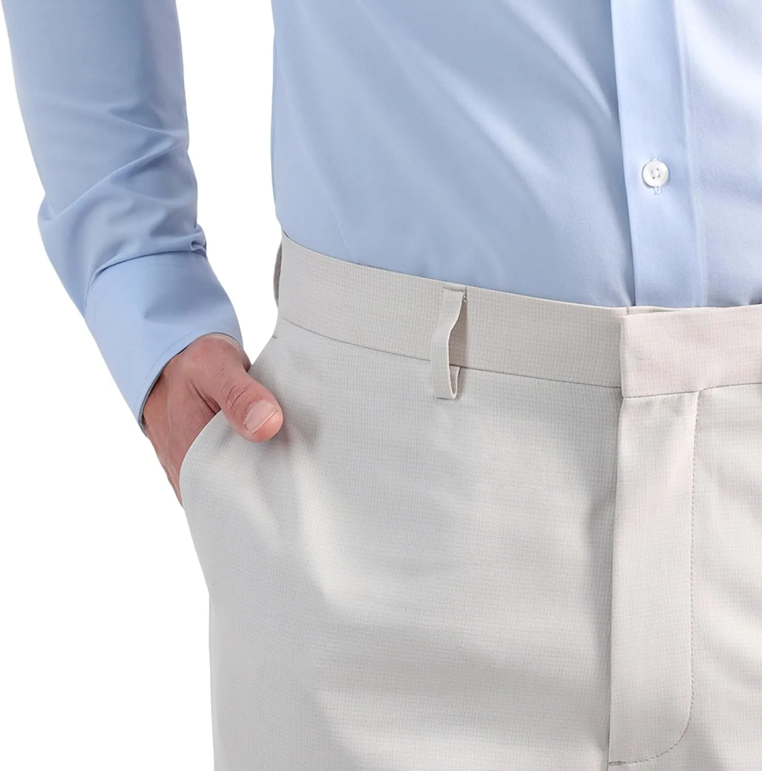 Haggar Men's Smart Wash Premium Stretch Classic Fit Regular and Big & Tall Suit Separates(Pants & Jackets)