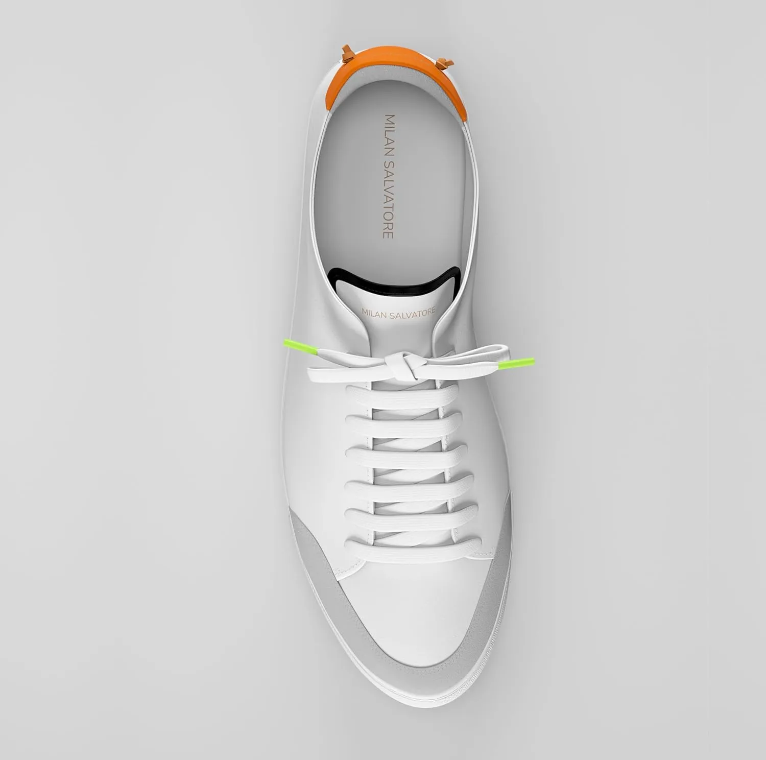 Handmade Men's Arancione Everyday Sneaker| Arancione Sneakers Shoes for Men - Classic Premium Italian Leather Walking & Casual Fashion Sneakers with Comfort Lace Up