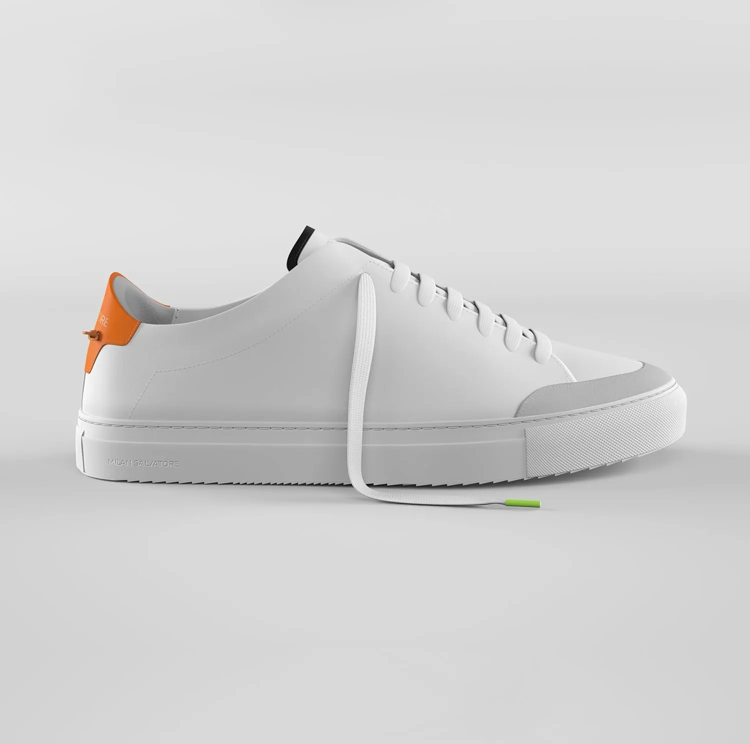 Handmade Men's Arancione Everyday Sneaker| Arancione Sneakers Shoes for Men - Classic Premium Italian Leather Walking & Casual Fashion Sneakers with Comfort Lace Up