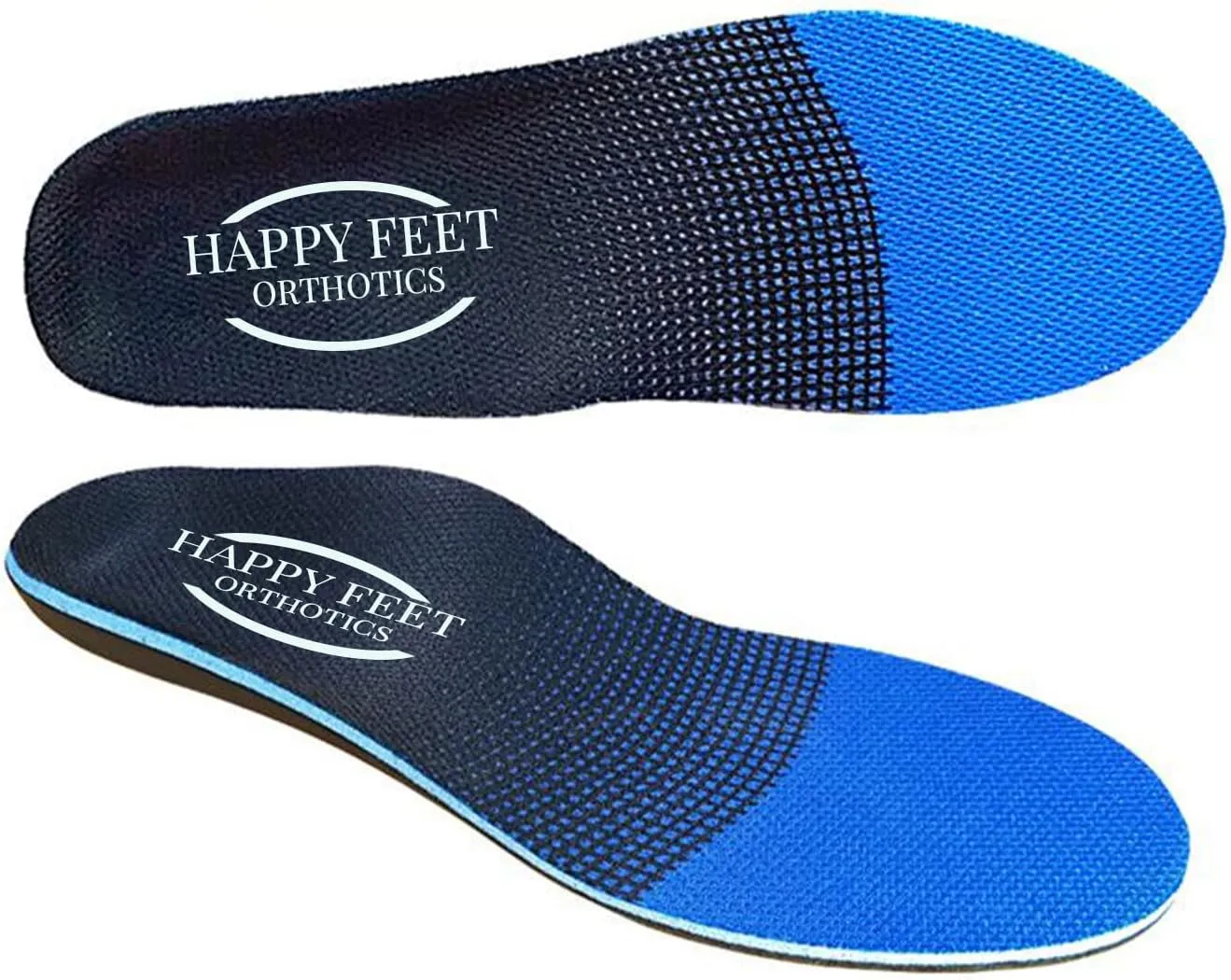 HappyFeet High Arch Support Insoles, Orthotic Shoe Inserts for Plantar Fasciitis Relief, All-Day Comfort & Pain Relief for Men & Women (S (Women 7.5-8) (Men 5-6.5))