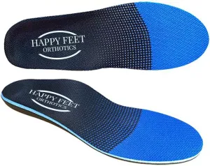 HappyFeet High Arch Support Insoles, Orthotic Shoe Inserts for Plantar Fasciitis Relief, All-Day Comfort & Pain Relief for Men & Women (S (Women 7.5-8) (Men 5-6.5))