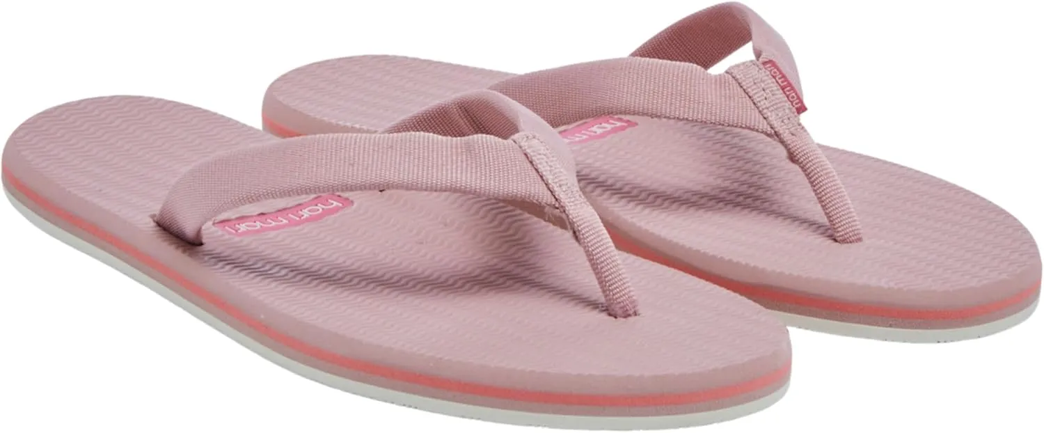 Hari Mari- Dunes- Women's Waterproof Boat Safe Colorful Rubber Flip Flops- No Break Ins, Firm Arch Support, Antimicrobial, and Floats in Water