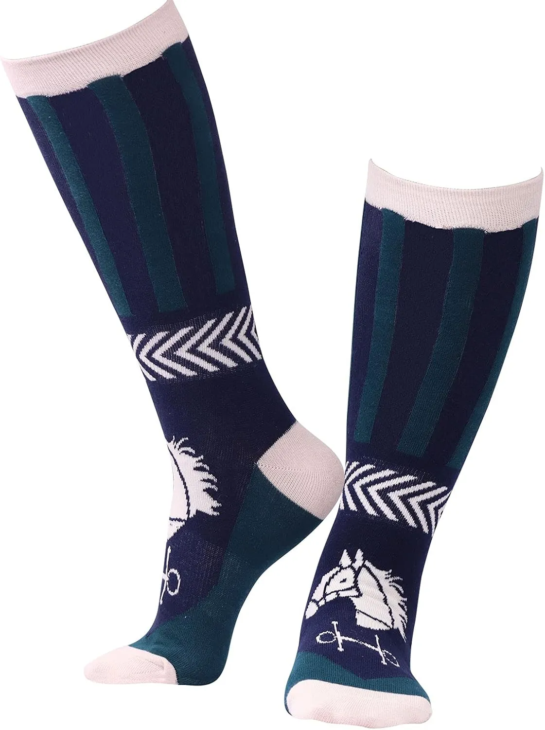 Harrison Howard 3 Pairs Premium Quality Equestrian Riding Socks for Horse Riding &Tall Boot Knee High Socks for Women