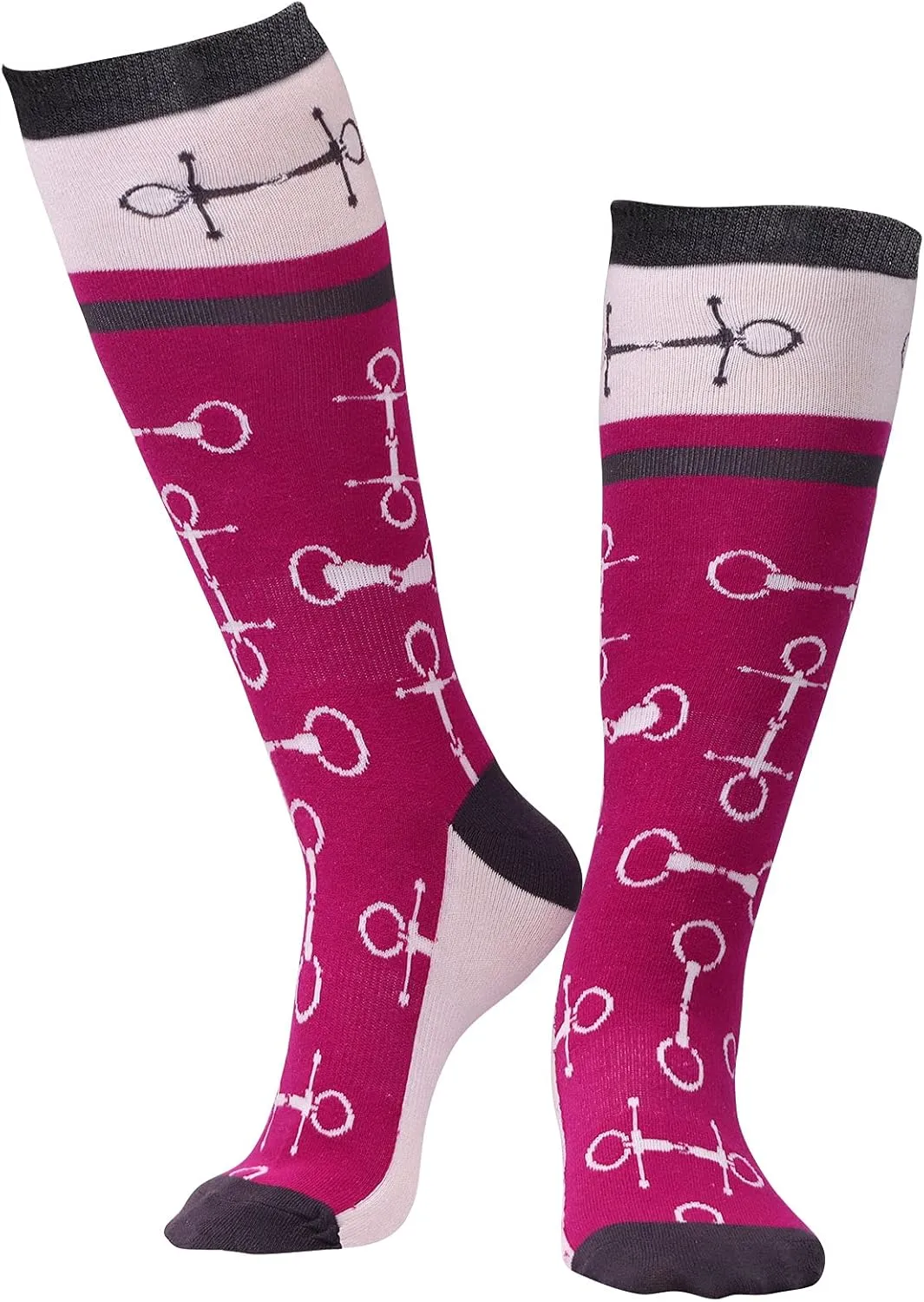 Harrison Howard 3 Pairs Premium Quality Equestrian Riding Socks for Horse Riding &Tall Boot Knee High Socks for Women