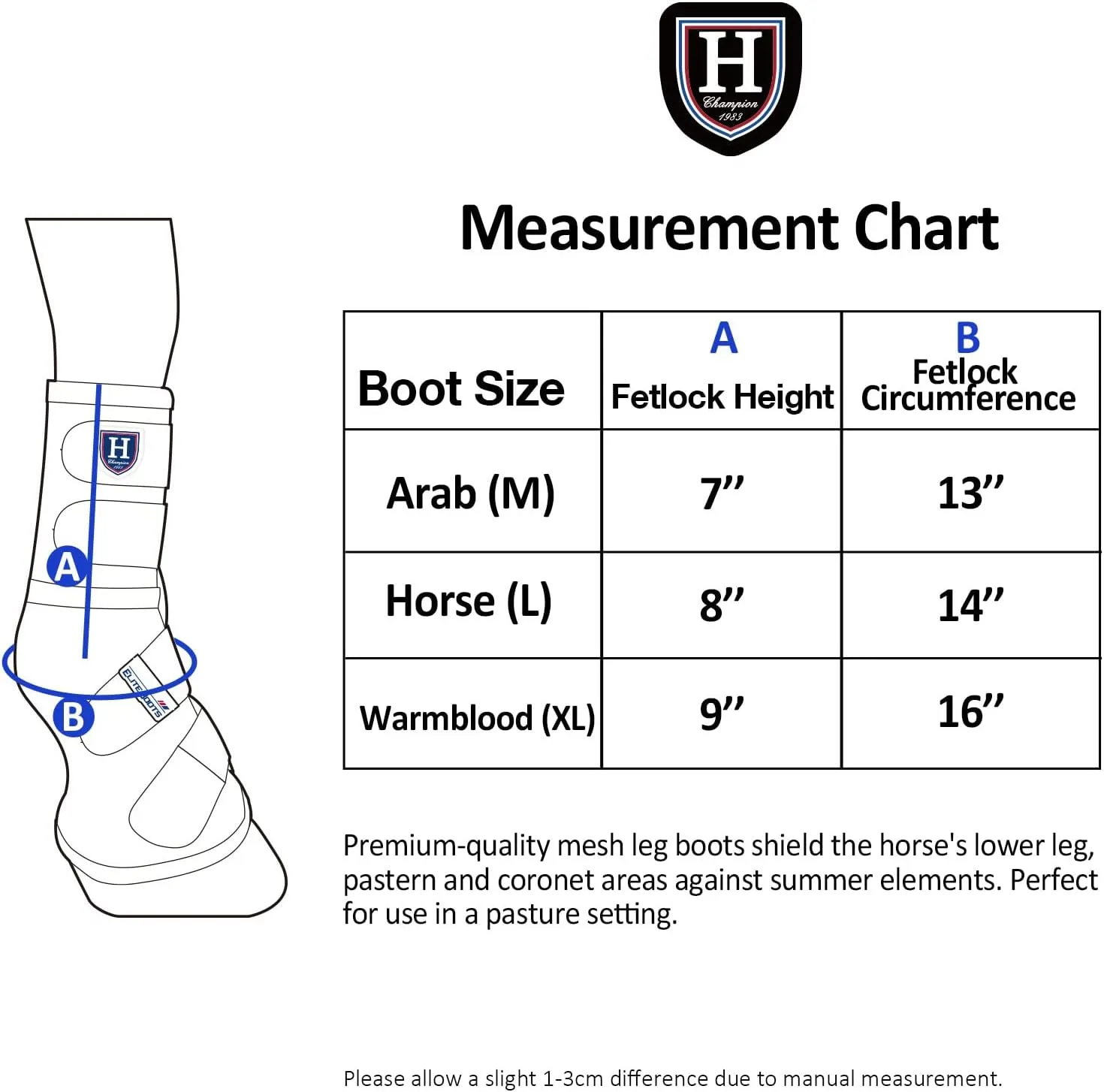 Harrison Howard Horse Fly Boots Perfect Contoured Fit Leg Guards Dense Mesh Boots with Ventilated Comfort Reliable Protection from Summer Elements Set of 4 Purple M
