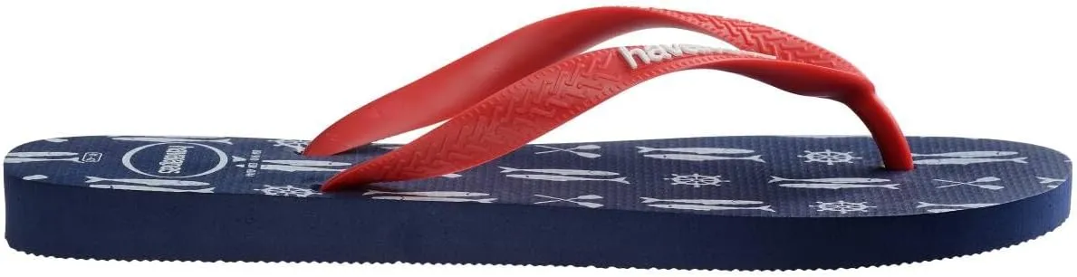 Havaianas Men's Top Nautical Flip Flops - Men's Sandals for Swimming Pools