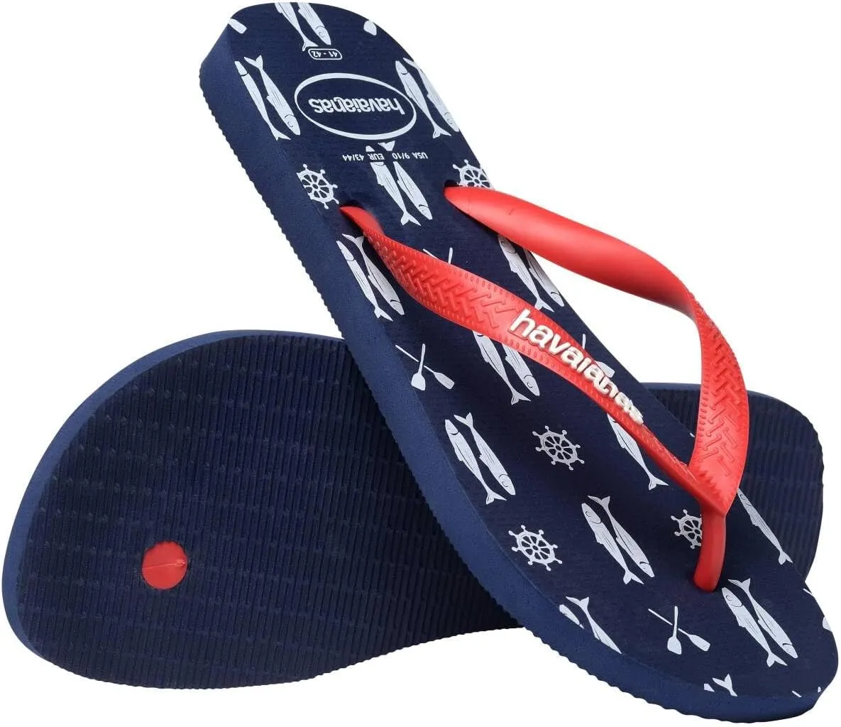 Havaianas Men's Top Nautical Flip Flops - Men's Sandals for Swimming Pools