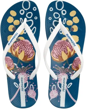 Hotmarzz Women's Flip Flops Colorful Printing Sandals Fashion Beach Slippers