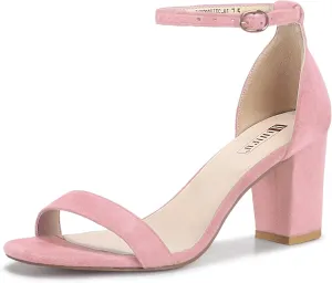 IDIFU Women's 3 Inch Heel Sandals for Women
