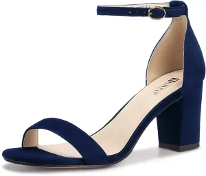 IDIFU Women's 3 Inch Heel Sandals for Women