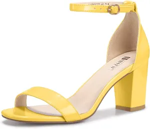 IDIFU Women's 3 Inch Heel Sandals for Women