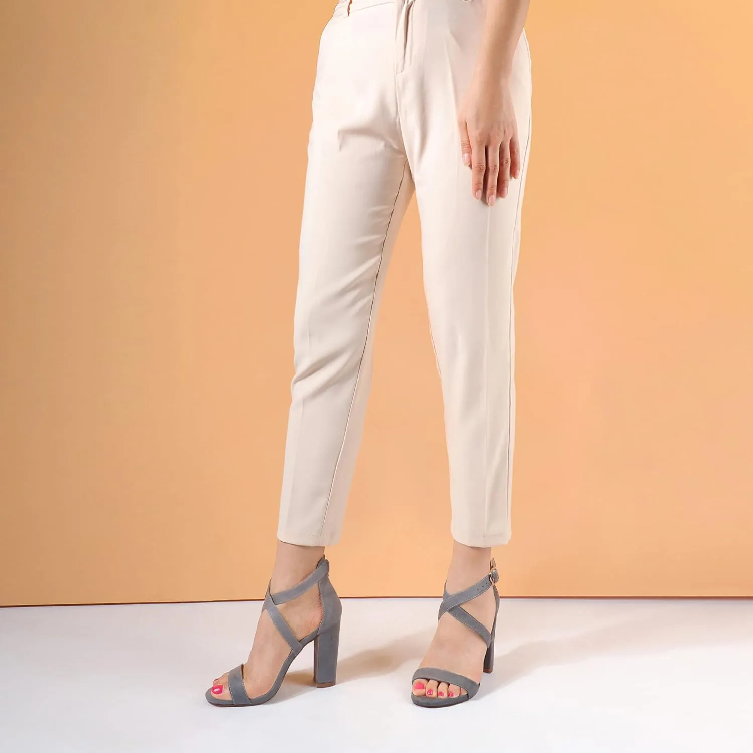 IDIFU Women's Chunky High Heel Sandal Strappy Open Toe Ankle Strap Dress Shoes for Women Bridesmaid Ladies in Wedding Bridal Evening Homecoming Prom