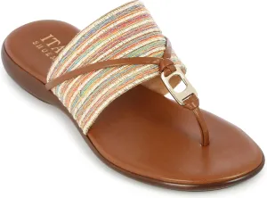 ITALIAN Shoemakers Woman's Callisto Sandals 7 Bright MUL