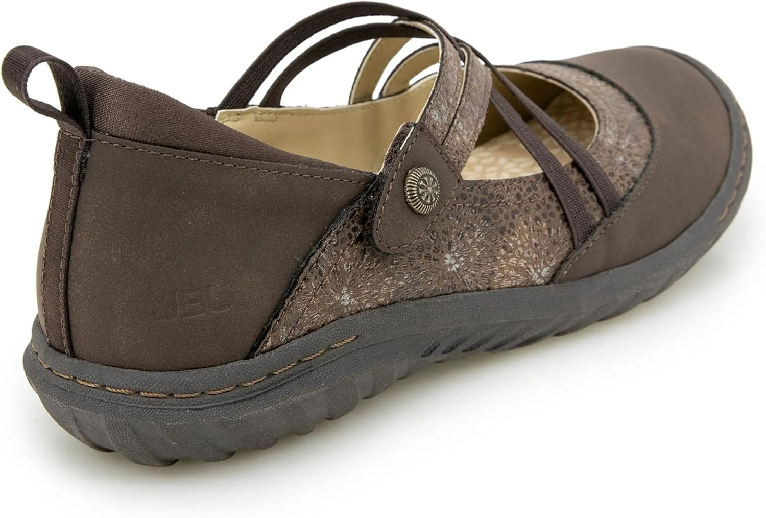 JBU Women's Rome Comfort Casual Classic Cross Strap Mary Jane Flats Fashion Shoes