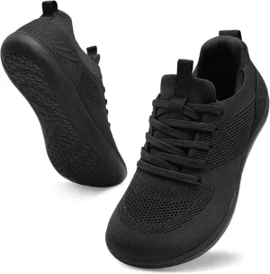 JIASUQI Men's Walking Shoes Wide Toe Sneakers with Arch Support Barefoot Shoes for Men