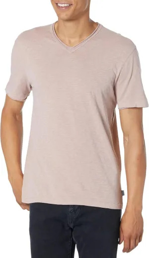 John Varvatos Men's Miles Short Sleeve Vee Neck
