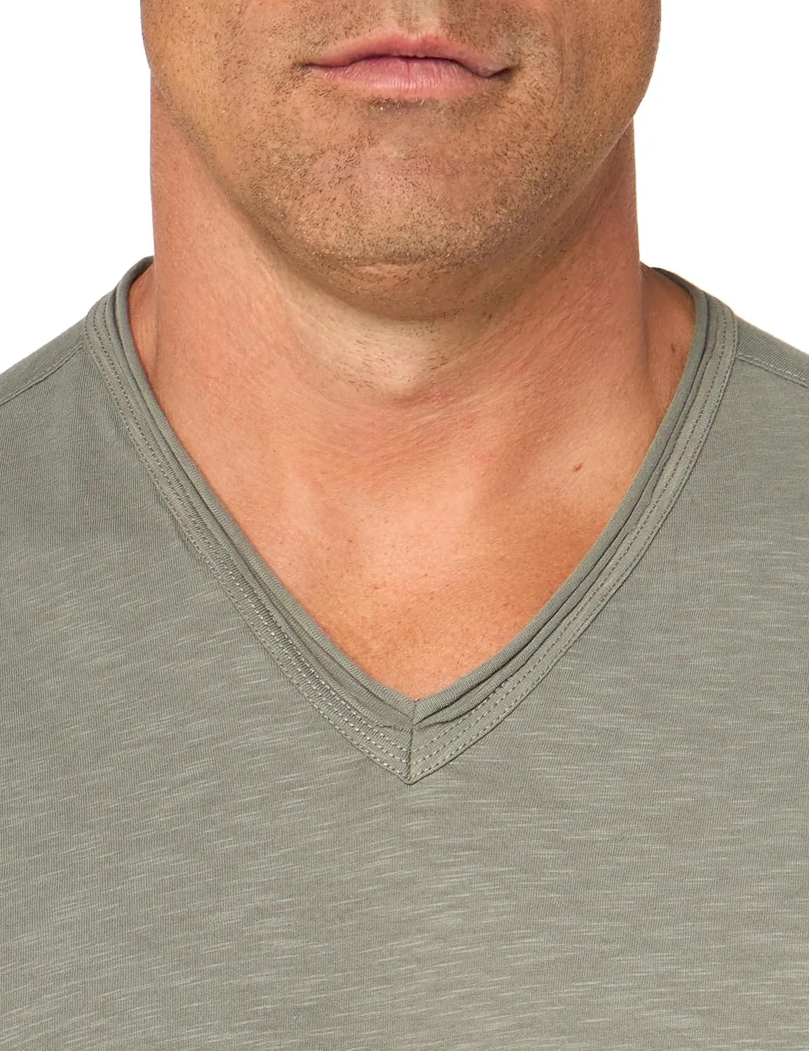 John Varvatos Men's Miles V-Neck Tee