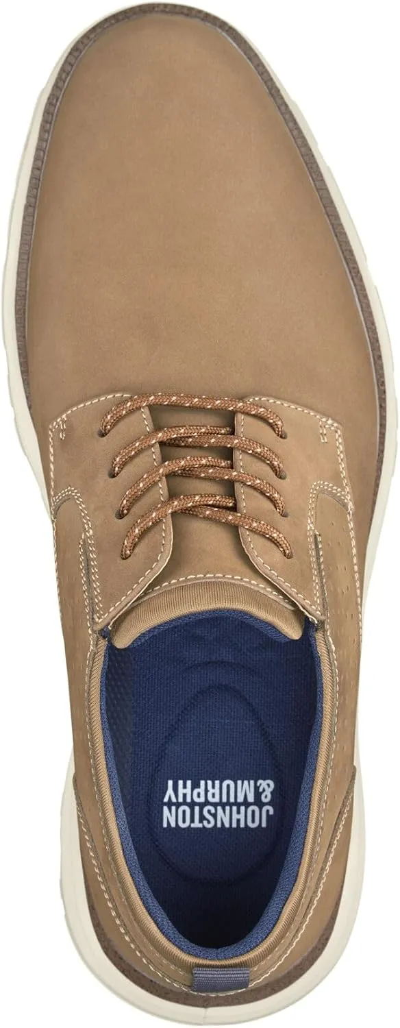 Johnston & Murphy Jenkins Plain Toe Men’s Shoe – Mens Dress Sneakers, Leather Fashion Shoes for Men