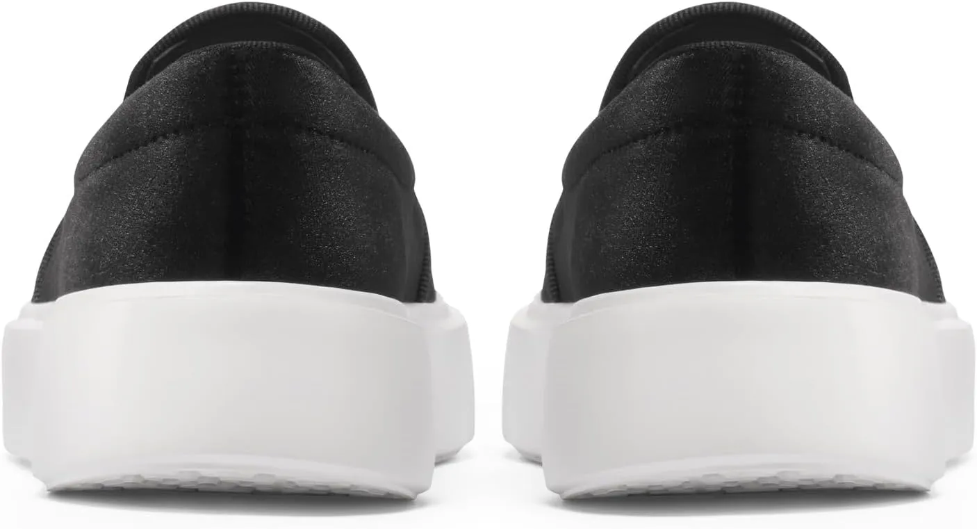 Journey West Women's Fashion Velvet Sneakers with Embroidery Comfortable Slip-On Work Shoes for Women