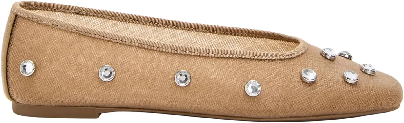 Katy Perry Women's The Evie High Rise Crystal Ballet Flat