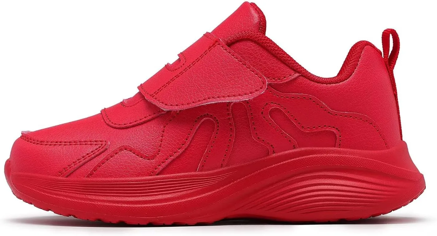 Kid Sneakers Girls Running Shoes Boys Walking Sports Adjustable Strap Sneakers