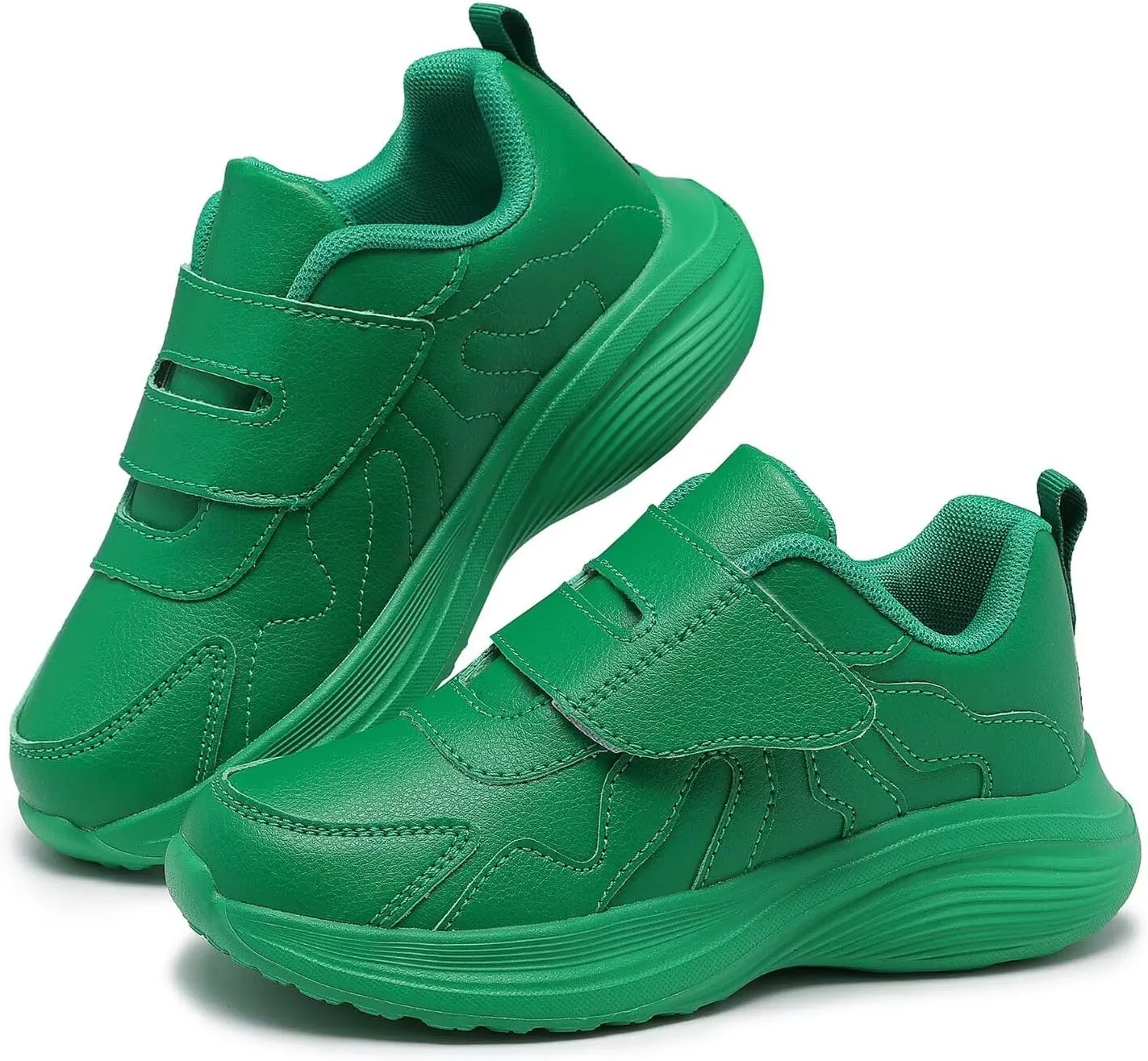 Kid Sneakers Girls Running Shoes Boys Walking Sports Adjustable Strap Sneakers