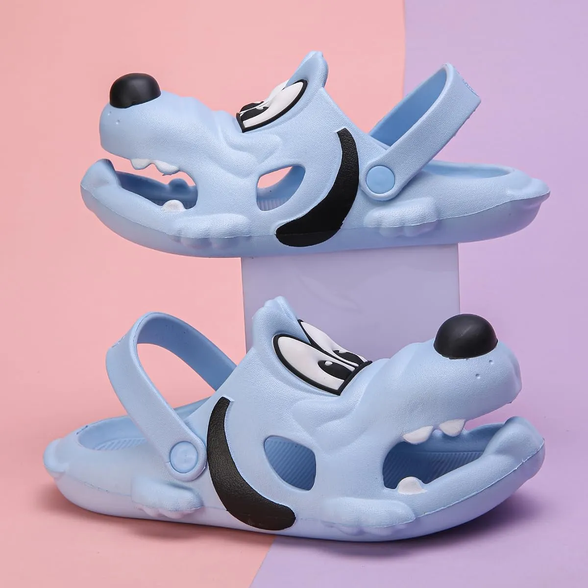 Kids Clogs Boys Girls Cute Cartoon Dog Sandals Slip-On Slippers Slides Shoes(Toddler/Little Kid/Big Kid)
