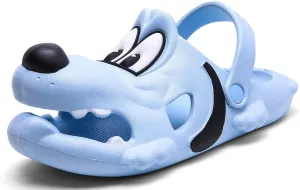 Kids Clogs Boys Girls Cute Cartoon Dog Sandals Slip-On Slippers Slides Shoes(Toddler/Little Kid/Big Kid)