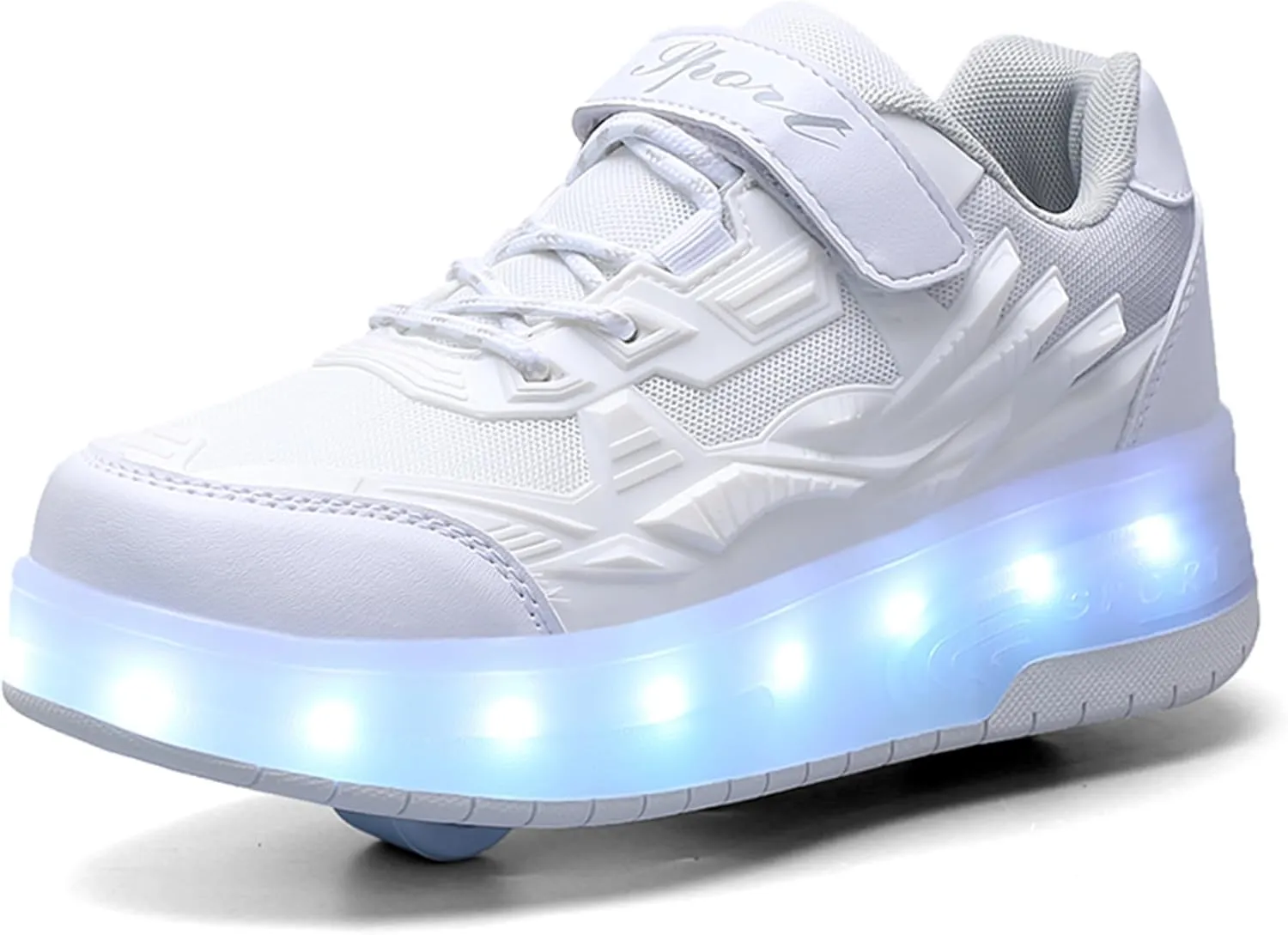 Kids Roller Skates - Roller Skate Shoes - Sneakers 2-in-1 Roller Shoes Suitable for Outdoor Sports Start The Adventure and Freedom Journey and Enjoy The Fun of Childhood