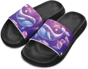 Kids Slippers Slide Sandals House Slippers Indoor Outdoor Beach Shoes for Summer Boys Slide Sandals