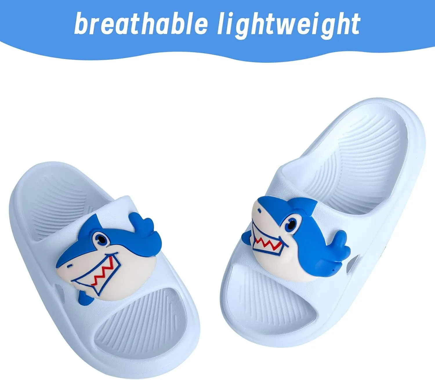 Knemksplanet Toddler Boys Girls Slippers Bunny Unicorn Pillow Sandals Summer Quick Dry Bathroom Slides Beach Water Non-Slip Kids Shower Shoes