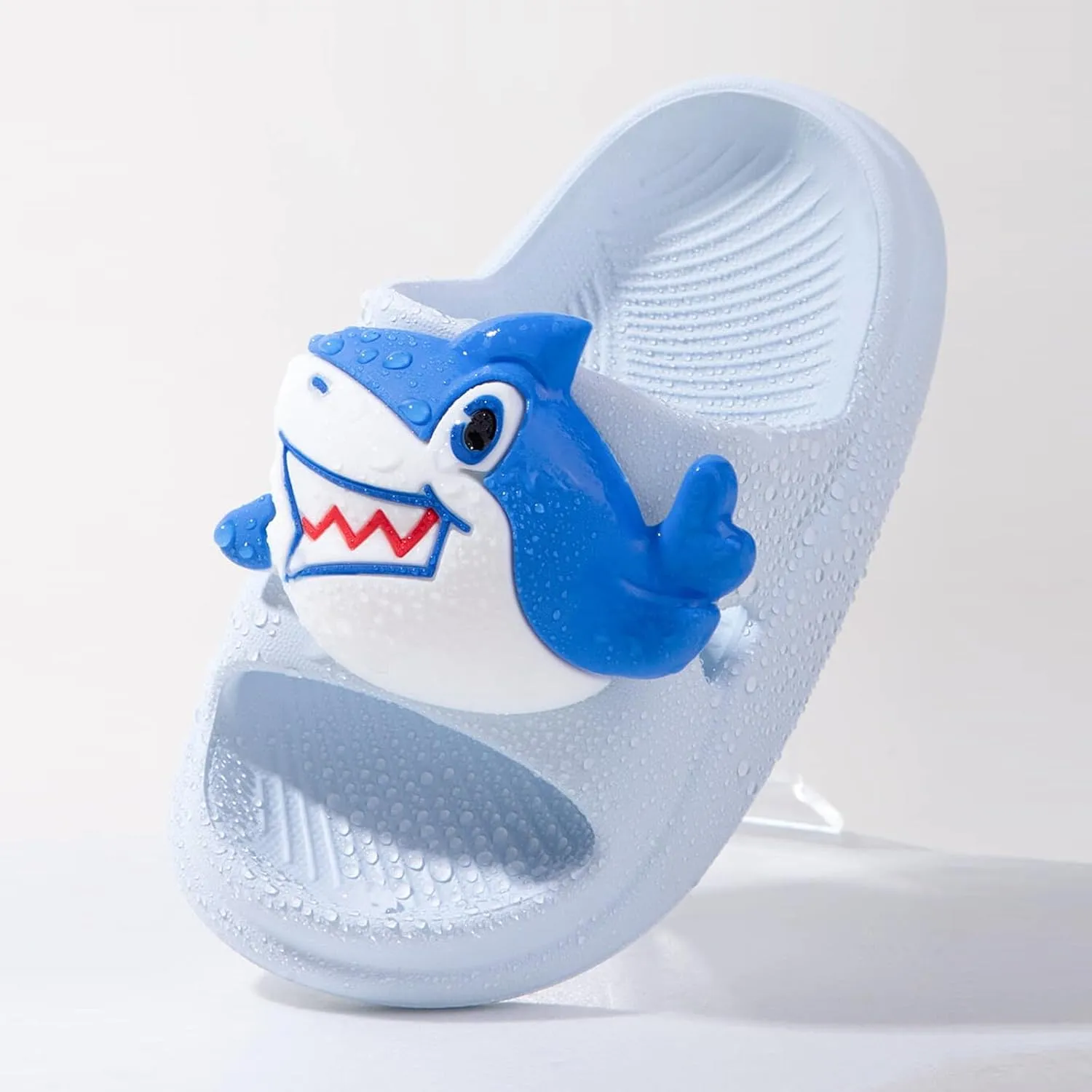 Knemksplanet Toddler Boys Girls Slippers Bunny Unicorn Pillow Sandals Summer Quick Dry Bathroom Slides Beach Water Non-Slip Kids Shower Shoes