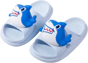 Knemksplanet Toddler Boys Girls Slippers Bunny Unicorn Pillow Sandals Summer Quick Dry Bathroom Slides Beach Water Non-Slip Kids Shower Shoes