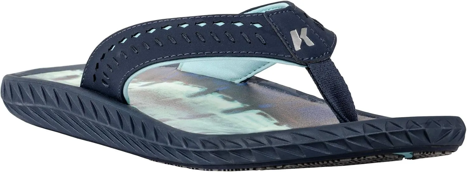 Korkers Fish Flip Sandals Marlin w/Fixed Kling-On Deck Soles