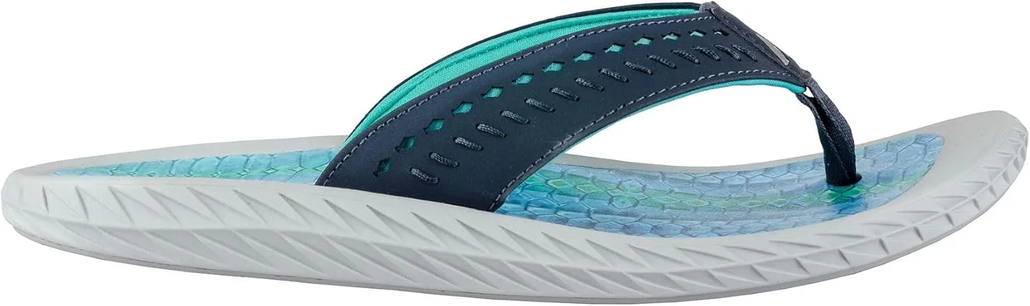 Korkers Fish Flip Sandals Tarpon w/Fixed Kling-On Deck Soles