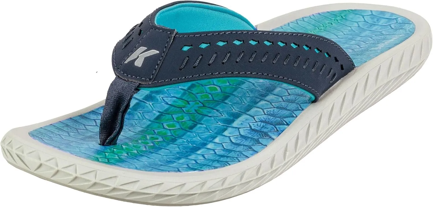 Korkers Fish Flip Sandals Tarpon w/Fixed Kling-On Deck Soles