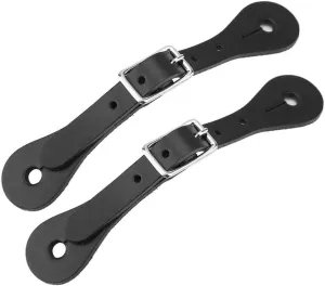 Leather Western Horse Spur Straps Handmade Genuine Tooled for Horse Riders Set of 2 Single Boots Equipment for Men-Women Craft Hardware Buckle TACK Basket Sport Equestrian Horse Spurs for Riding,SPR09